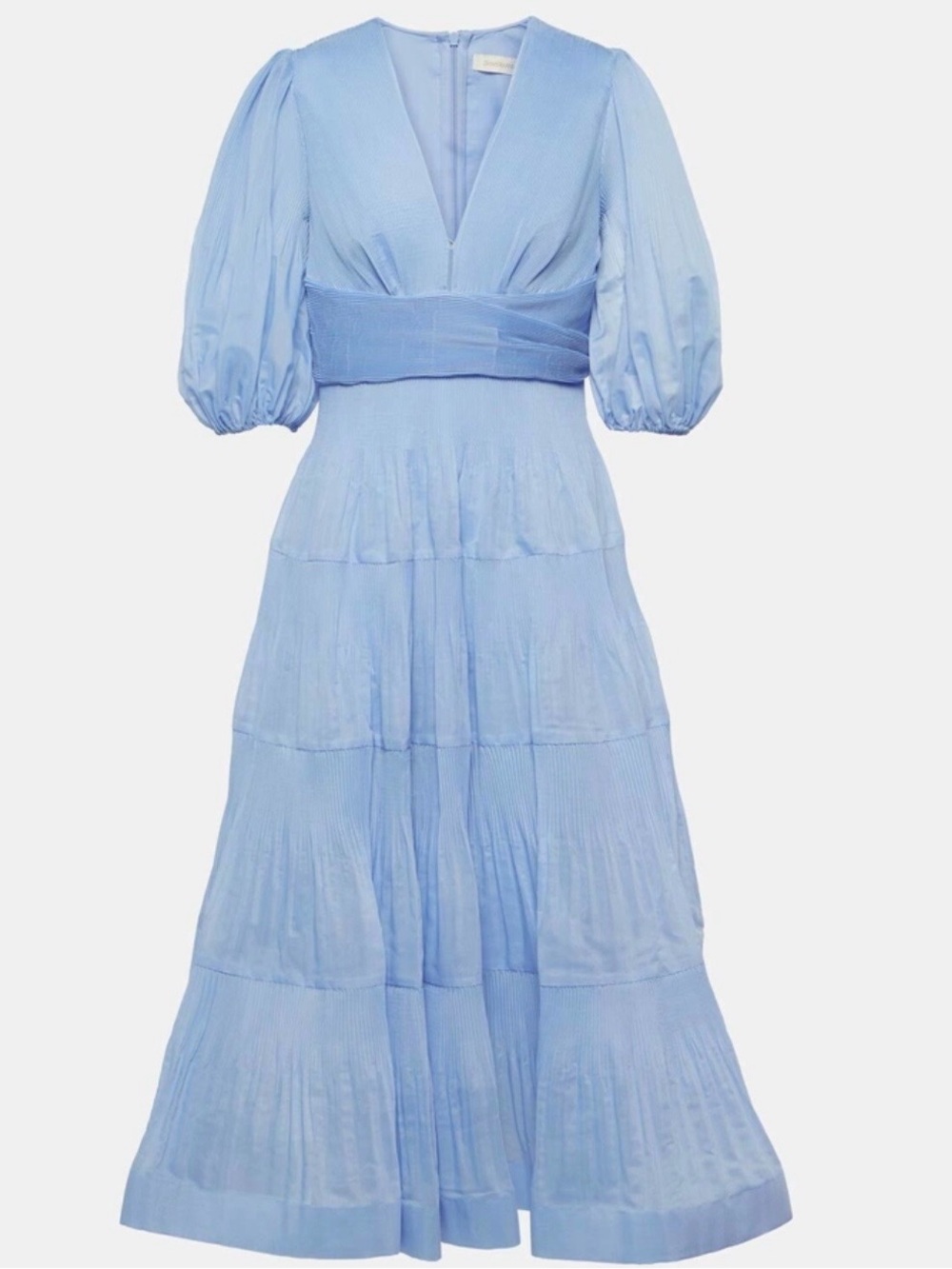 Zimmermann Jacaronda Pleated Midi Dress SIZE 0